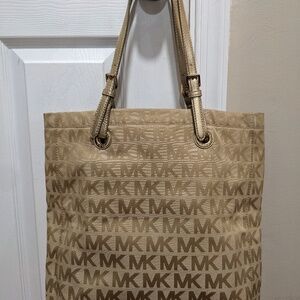 Michael Kors Large Gold Tan Tote Bag